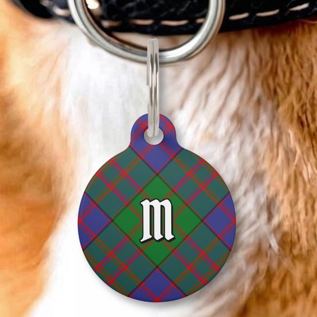 Médaillon Pour Animaux Étiquette d'identification Clan MacDonald Tartan (Créateur téléchargé)