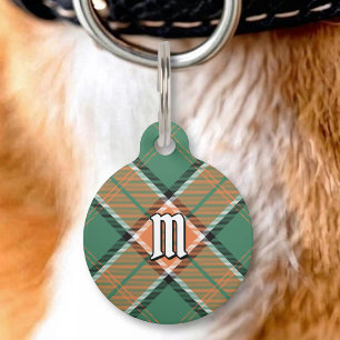 Médaillon Pour Animaux Étiquette d'identification Clan Pollock Tartan