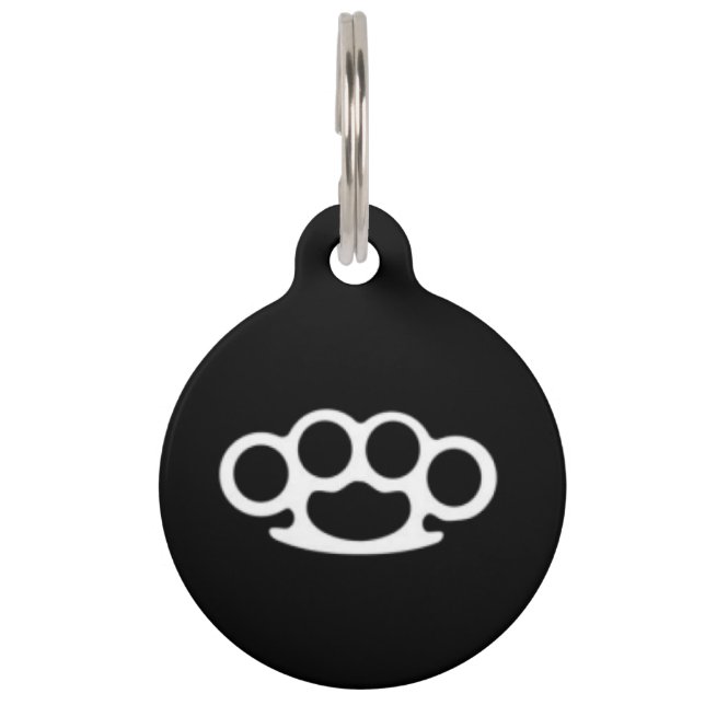 Médaillon Pour Animaux Étiquette d'identification d'animal familier (Devant)