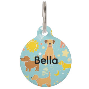 Médaillon Pour Animaux Étiquette d'identification de chien amusante avec