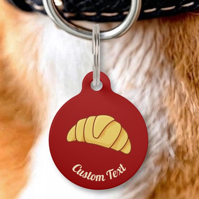 Médaillon Pour Animaux Étiquette d'identification de croissant (Créateur téléchargé)
