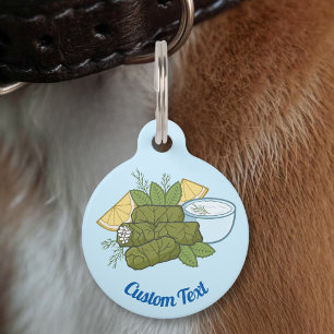Médaillon Pour Animaux Étiquette d'identification de Dolmadakia
