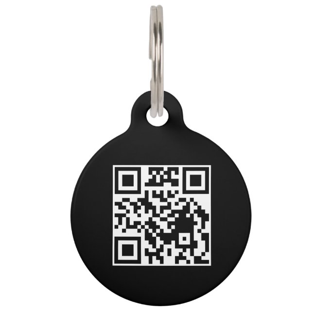 Médaillon Pour Animaux Étiquette d'identification moderne pour animaux de (Devant)