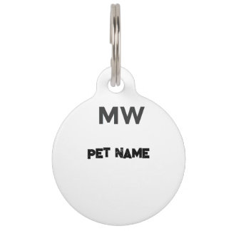 Médaillon Pour Animaux Étiquette d'identification personnalisable pour an