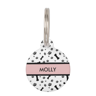 Médaillon Pour Animaux Étiquette mignonne d'identification de chien