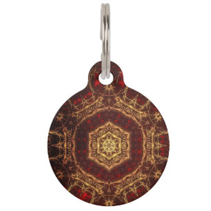 Médaillon Pour Animaux Étiquette Oriental Rug Pet ID