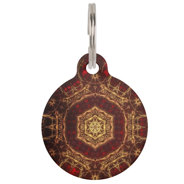Médaillon Pour Animaux Étiquette Oriental Rug Pet ID (Devant)