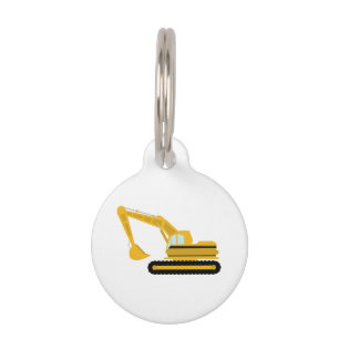 Médaillon Pour Animaux Excavateur