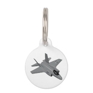 MÉDAILLON POUR ANIMAUX F-35