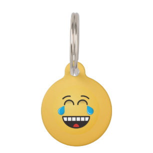 Médaillon Pour Animaux Face avec des larmes de joie