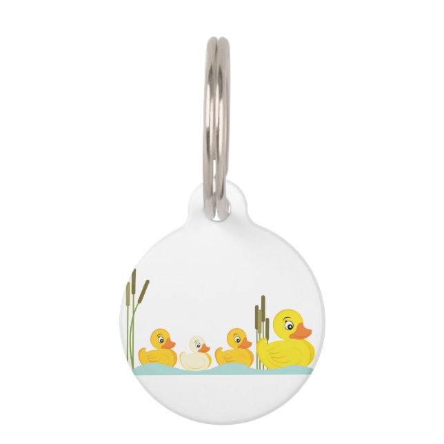 Médaillon Pour Animaux Famille Ducky (Devant)