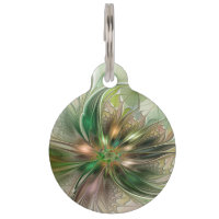 Fantaisie Abstraite Moderne Fleur Fractale Colorée
