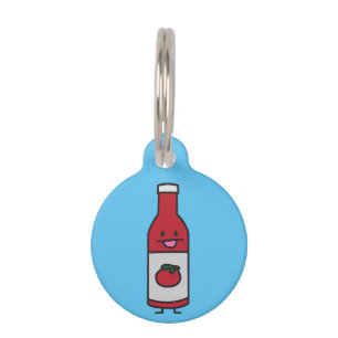 Médaillon Pour Animaux Fantaisie de condiment de Tableau de sauce tomate