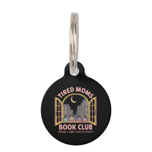 Médaillon Pour Animaux Fatigué Moms Club De Réserver Courir Sur Café Et C