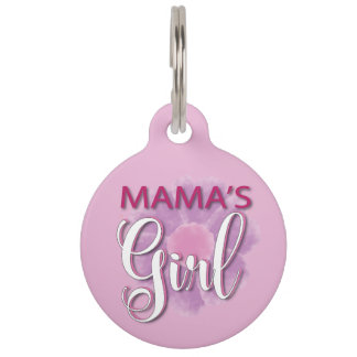 Médaillon Pour Animaux Fille à Maman