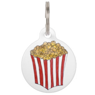 Médaillon Pour Animaux Film Théâtre Beurré Popcorn Caramel Corn Foodie