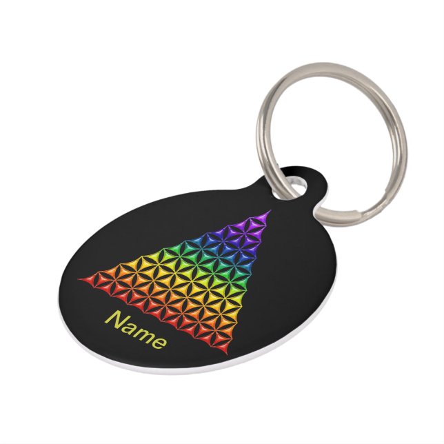 Médaillon Pour Animaux Fleur de DES Lebens - chakra de la vie/Blume de (Côté )