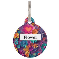 Fleurs de printemps colorées Motif