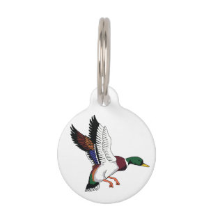 Médaillon Pour Animaux Flying Mallard
