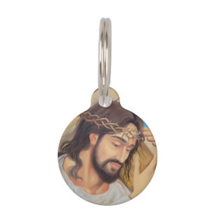 Médaillon Pour Animaux Foi chrétienne Jésus Christ