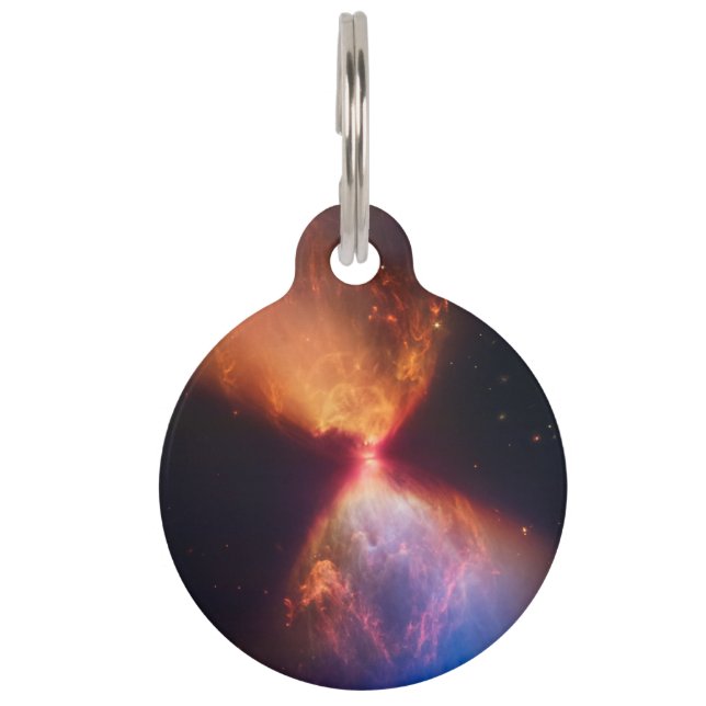 Médaillon Pour Animaux Formation de protostar de JWST Hourglass (Devant)