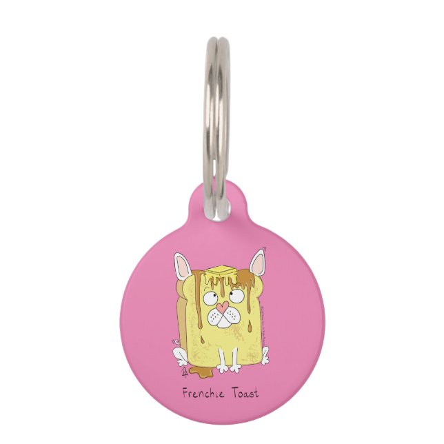 Médaillon Pour Animaux Français Bulldog Funny Frenchie (Devant)