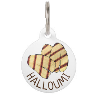 Médaillon Pour Animaux Fried Halloumi Chypriote Haloumi Fromage