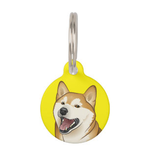 Médaillon Pour Animaux Gardez le calme et appelez ma mère étiquette de ch
