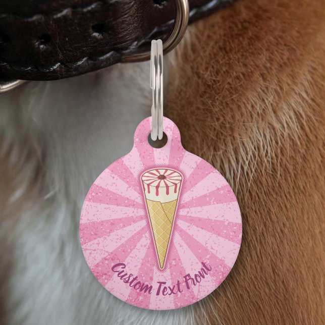 Médaillon Pour Animaux Glace au cône de sucre (Créateur téléchargé)