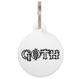 Médaillon Pour Animaux Goth