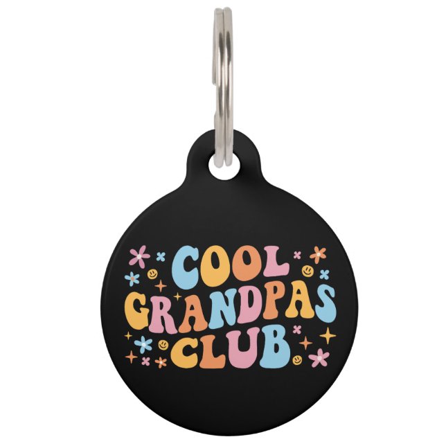 Médaillon Pour Animaux Grandpas Club cool III (Devant)