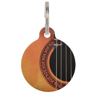 Médaillon Pour Animaux Guitare acoustique