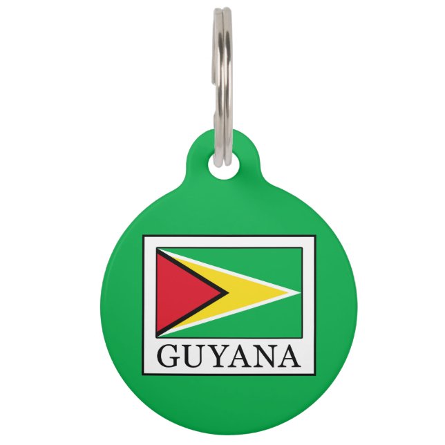 Médaillon Pour Animaux Guyana (Devant)