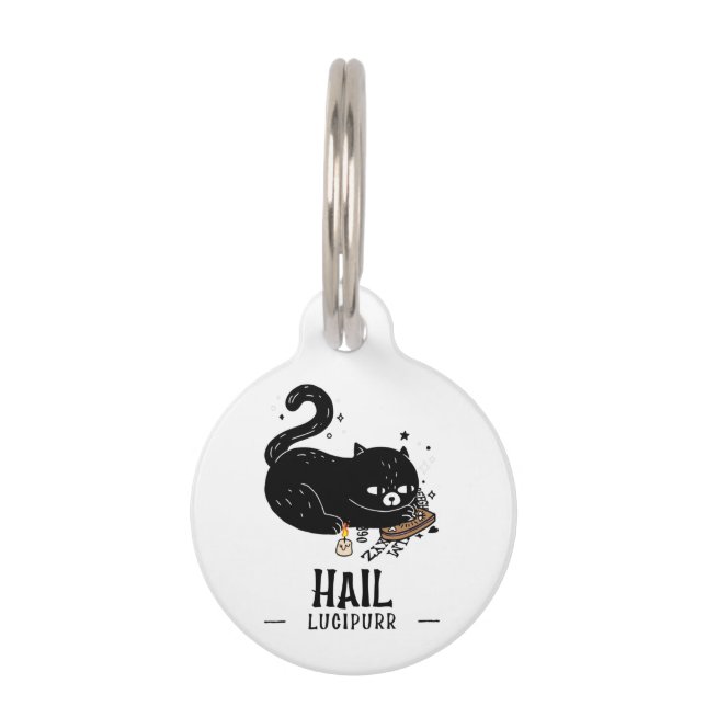 Médaillon Pour Animaux Hail Lucipurr (Devant)