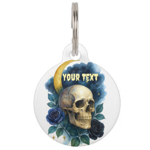 Médaillon Pour Animaux Halloween Gothique Gothique Halloween Déplaisant