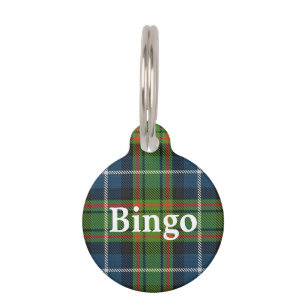 Médaillon Pour Animaux Happy Pet Clan MacRae Chasse Tartan Plaid