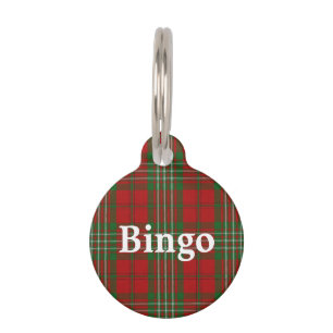 Médaillon Pour Animaux Happy Pet Clan Scott Tartan Plaid