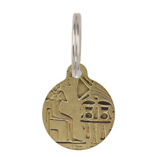 Médaillon Pour Animaux Hiéroglyphes
