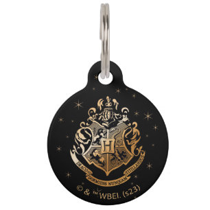 Médaillon Pour Animaux HOGWARTS™ Crest doré
