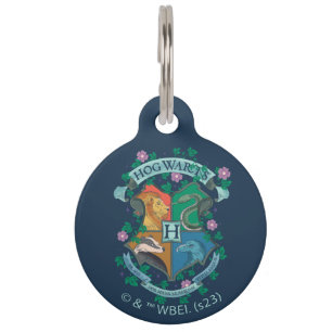 Médaillon Pour Animaux HOGWARTS™ Floral Crest