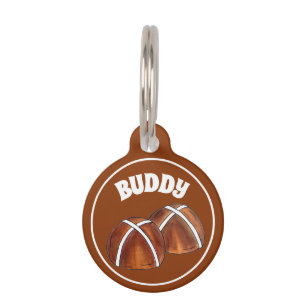 Médaillon Pour Animaux Hot Cross Buns British Food Baking Pâtisserie