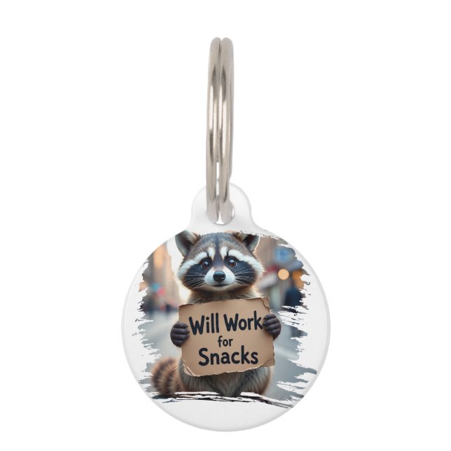 Médaillon Pour Animaux humour de beau design (Devant)