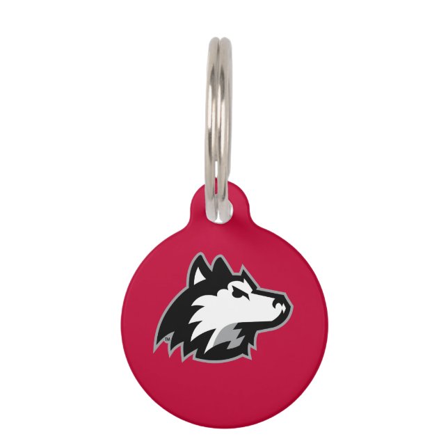 Médaillon Pour Animaux Huskies du nord de l'Illinois (Devant)