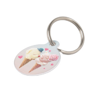 Médaillon Pour Animaux Ice Cream Love