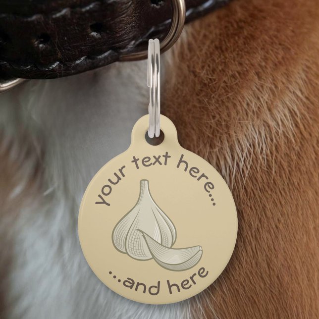 Médaillon Pour Animaux Icône de bois d'ail (Créateur téléchargé)
