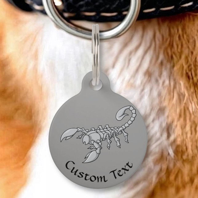 Médaillon Pour Animaux Icône Scorpion (Créateur téléchargé)
