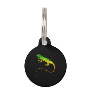 Médaillon Pour Animaux Iguana Lizard Beau Cadeau Iguana