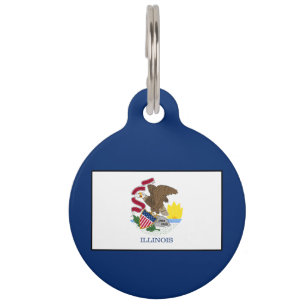 Médaillon Pour Animaux Illinois