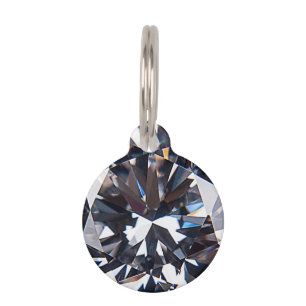 Médaillon Pour Animaux Image élégante de la gemme de diamant