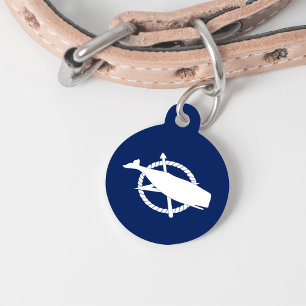 Médaillon Pour Animaux Indicateur Nantucket